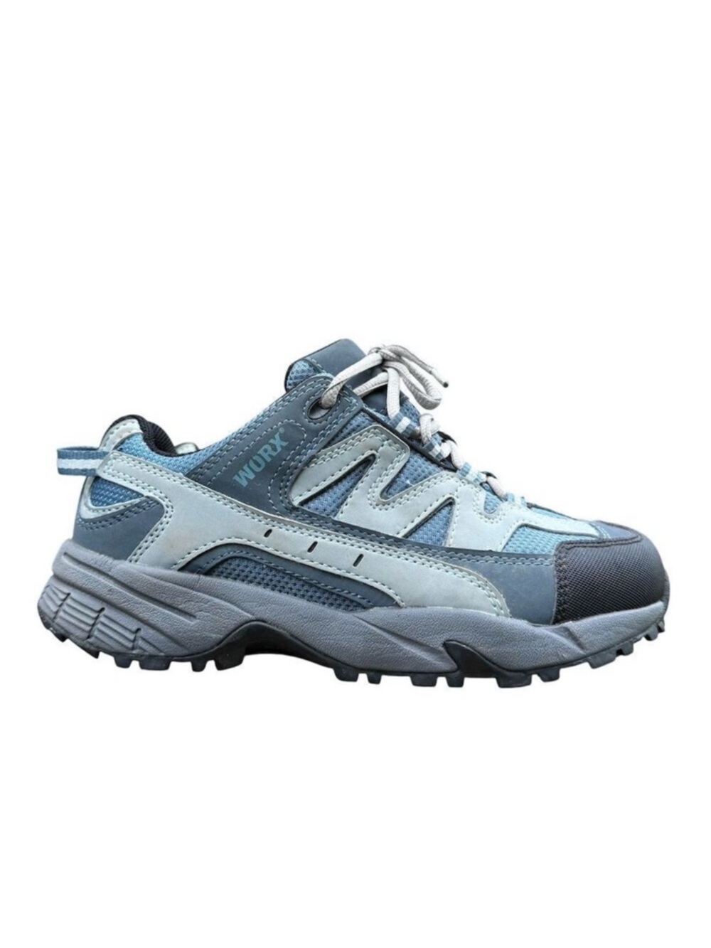 Worx Women's Light Blue Trail Sneaker with Cushioned Support